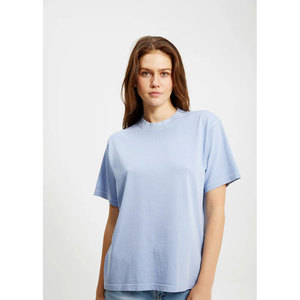 Lane Seven, ropa de calle personalizada, camiseta azul guijarro de algodón pesado de gran tamaño para hombre, Camiseta 100% de algodón, camiseta Unisex en blanco lisa - Product Image 4