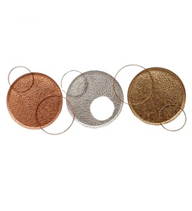 Cercle en métal fabriqué à la main Design moderne fer métal mur Art panneau superbe extérieur maison décorative suspendu pour usage intérieur - Product Image 2