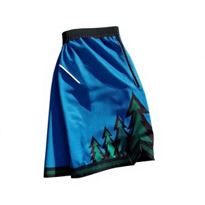 Pantalones Cortos de Baloncesto de Malla Personalizados de Alta Calidad para Hombre, Transpirables, con Cordón Ajustable y Bolsillos con Cremallera, Ropa Deportiva Urbana, Venta al por Mayor - Product Image 2