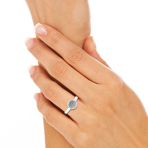 Anillos de Plata de Ley 925 de Alta Calidad con Forma de Meteorito, Engaste de Bisel, Joyería de Moda Hecha a Mano para Mujer, Regalo para Bodas y Fiestas - Product Image 2