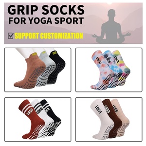 Calcetines de Yoga con Agarre Antideslizante y Logotipo Personalizado, Calcetines de Yoga con Suela de Goma Antideslizante, Calcetines de Fitness con Logotipo Personalizado - Product Image 6