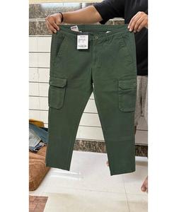 กางเกงคาร์โก้ผู้ชายขายดี ผ้าฝ้าย 100% เอวกลาง ทรงหลวม กระเป๋าเยอะ เหมาะสำหรับกิจกรรมกลางแจ้งและใส่ในวันหยุดสุดสัปดาห์ - Product Image 2