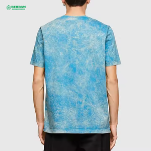 เสื้อยืดผู้ชายขายส่ง ราคาถูก ระบายอากาศได้ดี เป็นมิตรกับสิ่งแวดล้อม คอกลม แขนปกติ สีดำล้วน ผ้าโพลีเอสเตอร์ 100% ทรงหลวม - Product Image 5