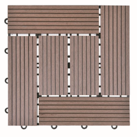 PIMA Neues Design Rutschfeste PU-Terrassenplatten 300x300x22mm Holzmaserung 3D-Geprägt Einfache Installation Ineinandergreifende DIY-Fliesen für Garagen