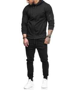 Ropa deportiva para hombre con logotipo personalizado, chándal para correr de otoño, chaqueta con cremallera, joggers de entrenamiento, conjuntos cortavientos de nailon y poliéster transpirable - Product Image 4