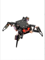 Robot araña biomimético de cuatro patas, Kit de montaje DIY de programación STEM para adolescentes, fabricante de educación