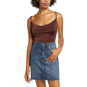 Body da donna Free People in stile club, marrone con stampa leopardata, in nylon lavorato a maglia, modello aderente, lunghezza al ginocchio, taglia M - Product Image 3