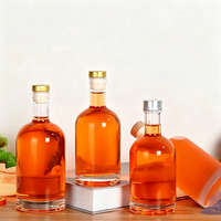 Bouteilles en verre givrées de 750 ml et 500 ml sans BPA, écologiques et étanches pour la vodka et le whisky – Vente en gros mondiale