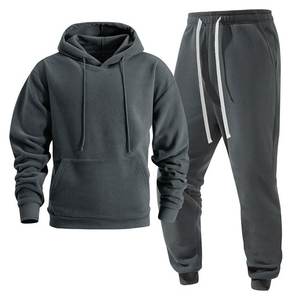 Basic Fleece Hoodies And Sweat <b>Pants</b> Set Men Jogger Set Wholesale Track <b>Suit</b> Sportswear Tracksuits Unisex - Product Image 5