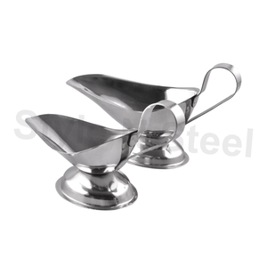 Salsera con nuevo diseño Lámpara de acero inoxidable en forma de bote de salsa de acero inoxidable y salsera para restaurante - Product Image 1