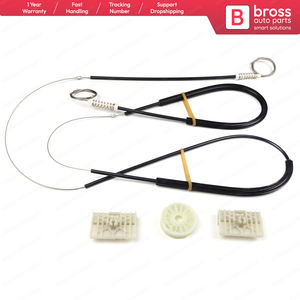 Juego de reparación de regulador de ventanilla eléctrica BWR650 puerta delantera derecha para A6 C6 S6 4F 4F2 4F5 2004-2011 4/5 puerta 4F0837462 Bross Auto Parts - Product Image 6