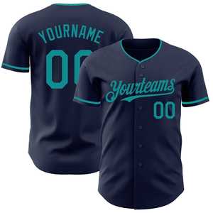 Camisetas de béisbol para equipos impresas personalizadas con el nombre del logotipo y el número botón completo poliéster transpirable secado rápido fábrica OEM - Product Image 3