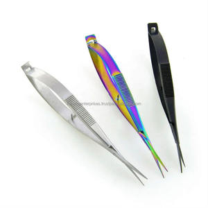 Customized Stainless Steel Manual Eyelash <b>Extension</b> Micro Spring Scissors Professional Beauty Grooming Tool - Product Image 6