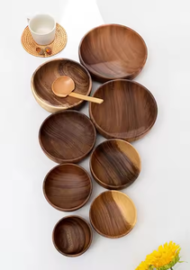 การโอบกอดห้องนั่งเล่นมื้อค่ำใส่ชามไม้ด้วยงานฝีมือรูปพระจันทร์เสี้ยว - Product Image 2