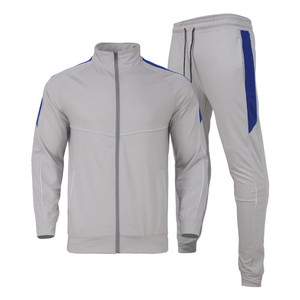 Fermeture éclair hommes blanc survêtement hommes vêtements survêtement deux pièces ensemble haute qualité sport survêtements pour hommes 2026 - Product Image 2