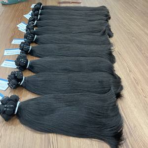 Meilleures ventes : Extensions de cheveux humains vietnamiens 100 % Remy bruts, lisses naturels, non traités, sans produits chimiques, toutes couleurs disponibles, grand stock - Product Image 1