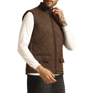 Men's Custom Lightweight Down Puffer Vest Polyester <b>Padded</b> Quilted Sleeveless Warm Casual Winter Wear Breathable Puffer Vest - Product Image 3