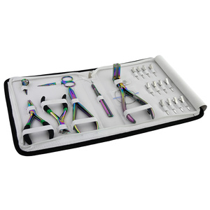 Venta al por mayor Tape-In Bead Fusion Weft Tools Extensión de cabello Micro Ring Remover & Crimp Tool Wire Loop Clips de metal Trenza Anillo de separación - Product Image 1