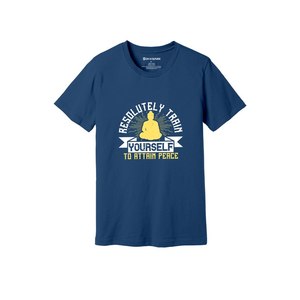 T-shirt 100% coton avec impression de thèmes de bouddha Style décontracté 12 options de couleur 160-180 Placement de conception personnalisable GSM lourd - Product Image 5