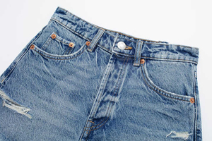 Overoles Cortos Personalizados para Hombre, 100% Algodón, Transpirables, con Cintura Elástica - Product Image 3