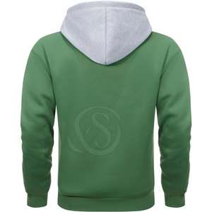 Sweat-shirts pour hommes en gros d'usine 2025, logo et couleur personnalisés, 100% coton, sweat-shirt à capuche uni pour l'hiver - Product Image 6