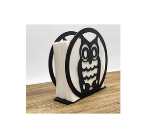 Encantador servilletero de metal corazón LOVE diseño personalizado servilletero de metal al por mayor Fabricación de alta calidad - Product Image 4