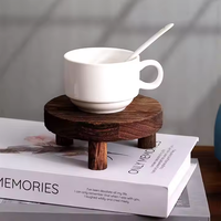 Support de présentation en bois multifonctionnel fait main - Socle surélevé de style vintage pour la décoration de table