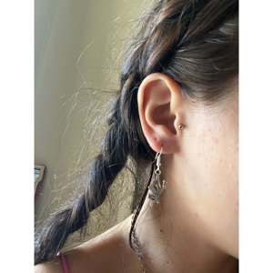 Navajo Handcrafted 18k Gold Plated <b>Shell</b> Flower Drop Earrings - Product Image 3