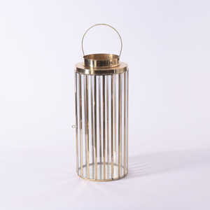 Christmas Decorative Metal and Glass <b>Lantern</b> <b>Candle</b> Holder <b>for</b> Wedding and All Occasions - Product Image 6