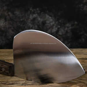 Couteaux de couperet damas directs d'usine meilleure vente couteau de couperet de cuisine en acier damas avec manche en bois - Product Image 4