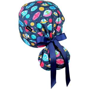 Casquettes avec logo imprimé personnalisé OEM Pochette légère pour queue de cheval Séchage rapide Vente en gros Commande en gros ICU ER Use Soft Confortable Scrub Caps - Product Image 2