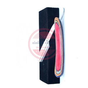 Maquinilla de afeitar de una sola hoja de acero inoxidable con mango de madera - Product Image 5