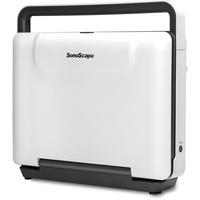 SonoScape E1V Sistema de Diagnóstico por Ultrasonido Portátil Veterinario en Blanco y Negro para Clínica Veterinaria y Uso en Granjas, Dispositivo de Imagenología en Blanco y Negro
