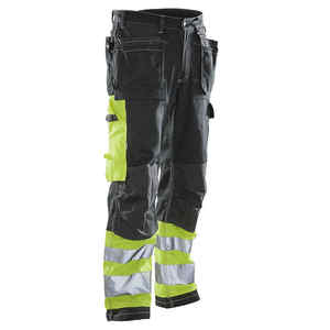 Pantalones DE TRABAJO reflectantes Ropa DE TRABAJO DE SEGURIDAD Hombres Mujeres Transpirable Ligero Durable Pantalones reflectantes de alta visibilidad - Product Image 5