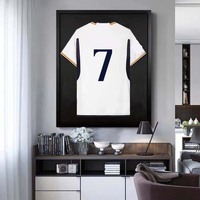 Cadre photo mural pour maillots de sport (basketball, football) – Vitrine de présentation verticale murale très populaire