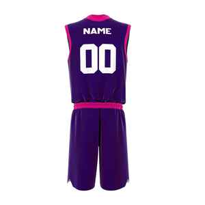 Conjuntos de Baloncesto Transpirables para Hombre y Mujer, Traje Deportivo de Secado Rápido, Chaleco, Pantalones Cortos, Uniformes de Baloncesto, Hecho en Pakistán - Product Image 4