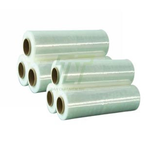 Rollo de envoltura elástica de PVC del fabricante, película de envoltura de paleta de barrera con bolsa con cremallera de gelatina para alimentos de 50cm, embalaje de dureza suave - Product Image 1