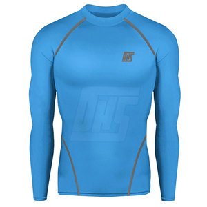 เสื้อรัดรูปสำหรับผู้ชายสีพื้นขนาดผู้ใหญ่เสื้อผ้าแนวสตรีทดีไซน์ล่าสุด - Product Image 2