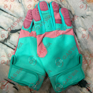 Gants de frappe ambidextres écologiques avec logo personnalisé, nouvelle conception 2026, vente en gros, cuir de cabretta durable, gants de baseball, faible MOQ - Product Image 4