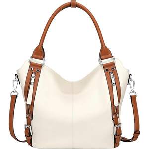 Bolso bandolera de cuero suave de diseñador para mujer de lujo, bolso de hombro con botón y cremallera de gran capacidad, cadenas para uso diario - Product Image 5