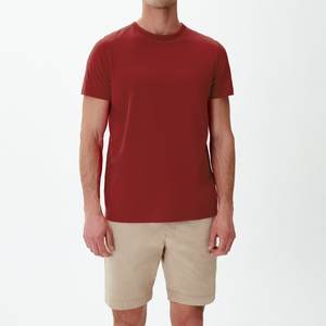 Russell Athletic Camiseta básica de algodón para hombre 60% algodón 40% poliéster Camisetas con logotipo personalizado - Product Image 5