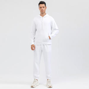 Ensemble de tenues chaudes Ensembles de vêtements d'automne et d'hiver pour hommes Col montant Sweat-shirt à fermeture éclair Pantalon Survêtements chauds Chemises de survêtement pour hommes - Product Image 3