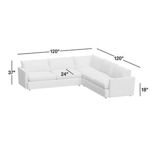 Sofá Seccional en Forma de L de 3 Piezas Estilo Chesterfield, Tapizado en Cuero, 2 Plazas, Mueble para Sala de Estar con Relleno de Esponja - Product Image 3