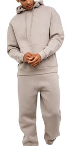 Pantalon de survêtement et sweat à capuche personnalisés de haute qualité, survêtement en coton confortable pour hommes, 2025 - Product Image 2
