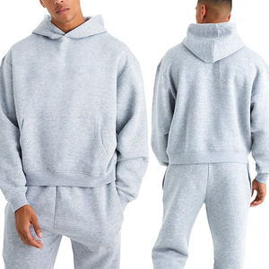 Custom <b>Hoodies</b> and Sweatpants 100% Cotton 500 GSM Tracksuit Oversized <b>Mens</b> <b>Hoodies</b> Set With High Quality - Product Image 4