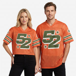Camiseta de Fútbol Americano Personalizada para Hombre, con Estampado, Cuello en V, Manga Corta, Transpirable, Elástica en Cuatro Direcciones, Ecológica y Deportiva - Product Image 2