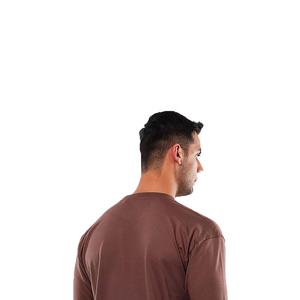 Meilleure qualité 100% coton vierge T-shirts pour hommes col rond manches courtes impression personnalisée poids lourd 210g maillot écologique OEM - Product Image 6