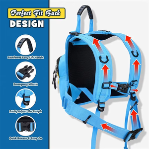 Imbracatura di Sicurezza per Bambini per Sci e Snowboard con Fibbia Regolabile, Cinghie Ecologiche e Durevoli in Poliestere Personalizzabili - Product Image 4