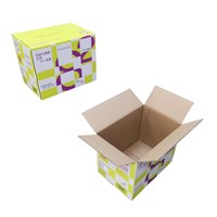 Boîtes d'expédition en carton biodégradable personnalisées avec logo d'usine, grandes boîtes d'emballage en papier pour envoi postal