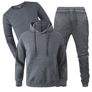 Sweat à capuche surdimensionné et joggeurs ensemble Streetwear élégant à séchage rapide pour l'hiver respirant et confortable en gros - Product Image 5